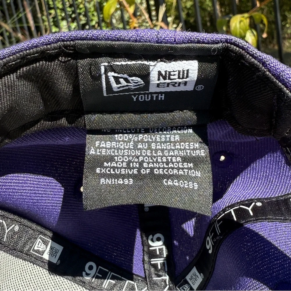 NWT Phoenix Suns NBA New Era 9FIFTY Youth Snapback Cap Purple Adjustable Hat